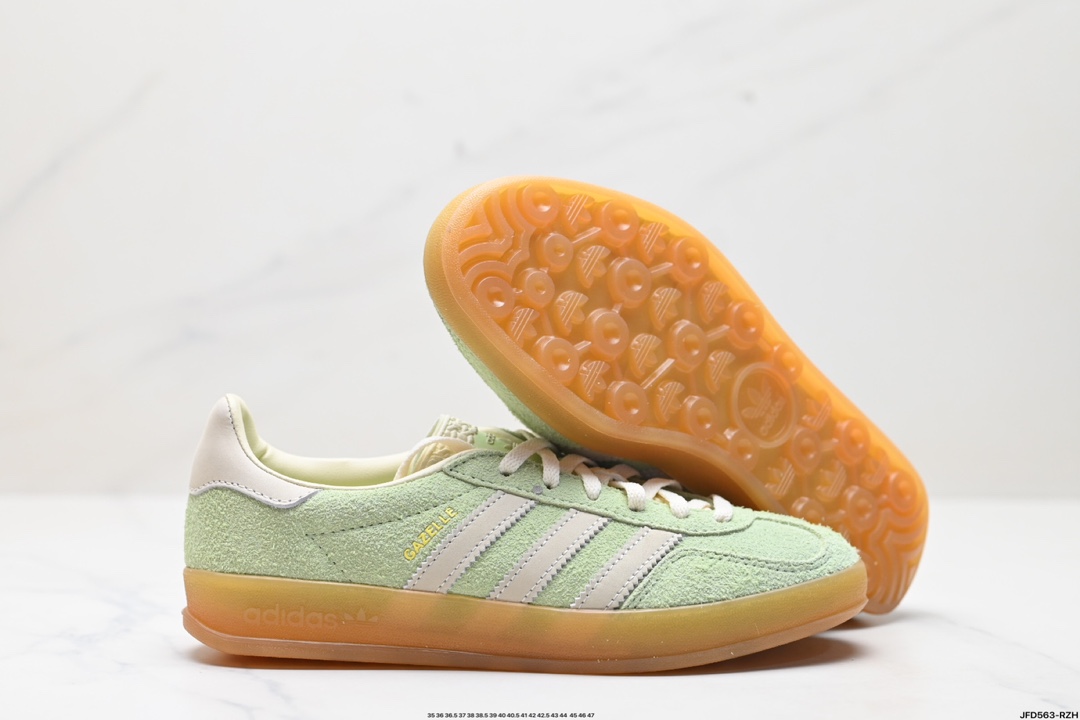 adid Originals Gazelle INdoor 三叶草休闲防滑耐磨低帮板鞋  IE2948