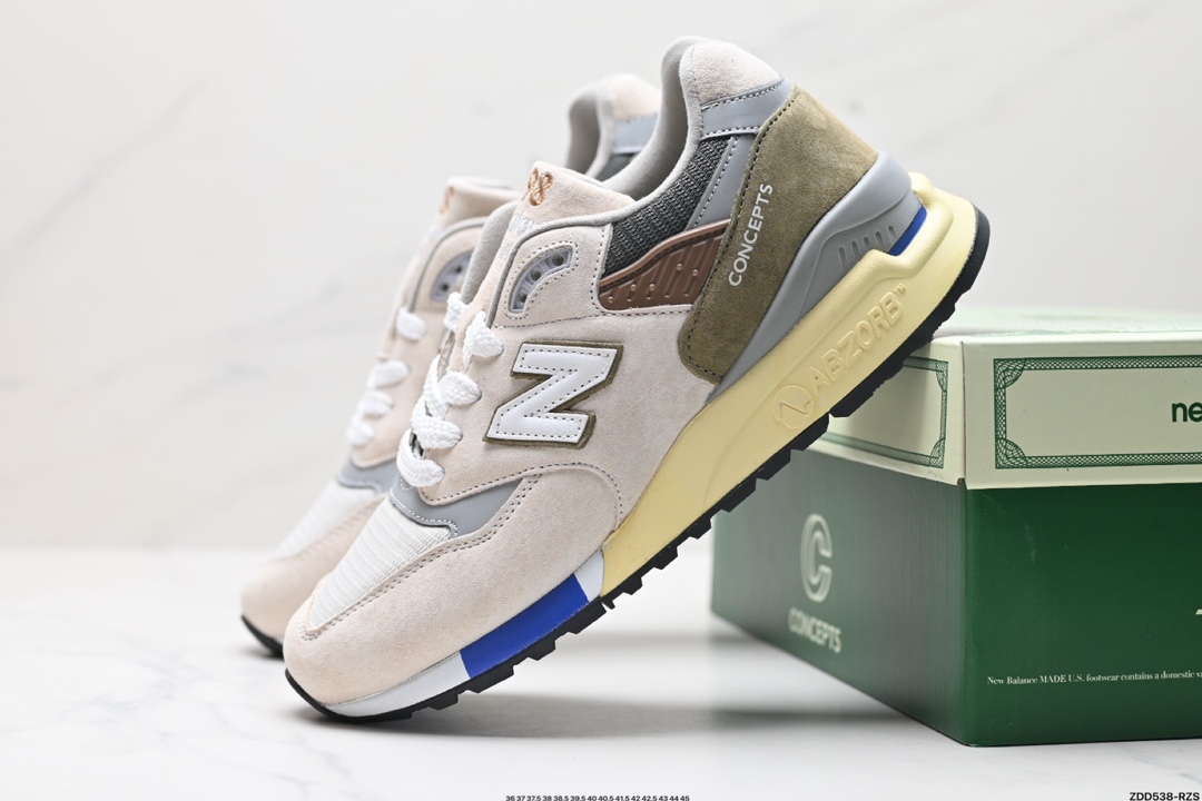 New Balance 新百伦 M998ENE高端美产系列 复古休闲慢跑鞋  M998ENE