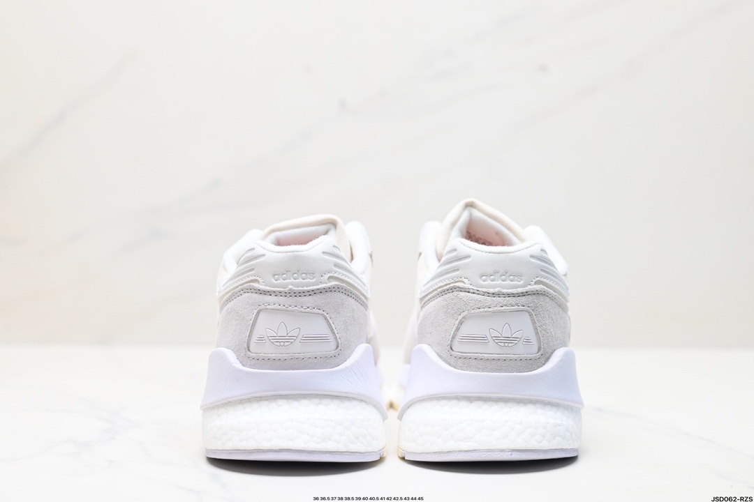 Adid Originals ZX 930 Never Made Pack Triple White 网布织物皮革绒面革生活休闲鞋  G27503