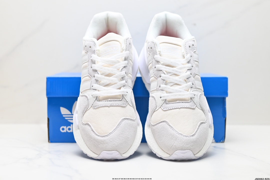 Adid Originals ZX 930 Never Made Pack Triple White 网布织物皮革绒面革生活休闲鞋  G27503