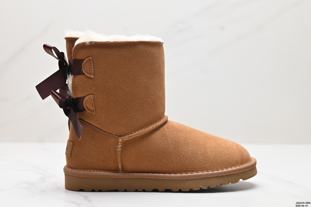 UGG Stivali Corti Stivali da Neve Pelle di pecora Collezione invernale