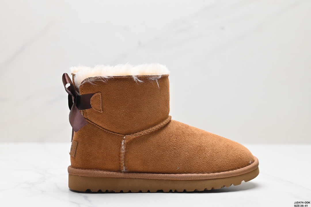 UGG Stivali Corti Stivali da Neve Pelle di pecora Collezione invernale