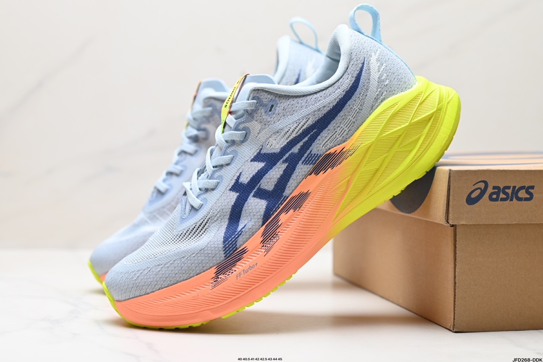 Asics SUPERBLAST 2 PARIS 舒适柔软 网布防滑耐磨 低帮 训练跑步鞋 1013A150-850