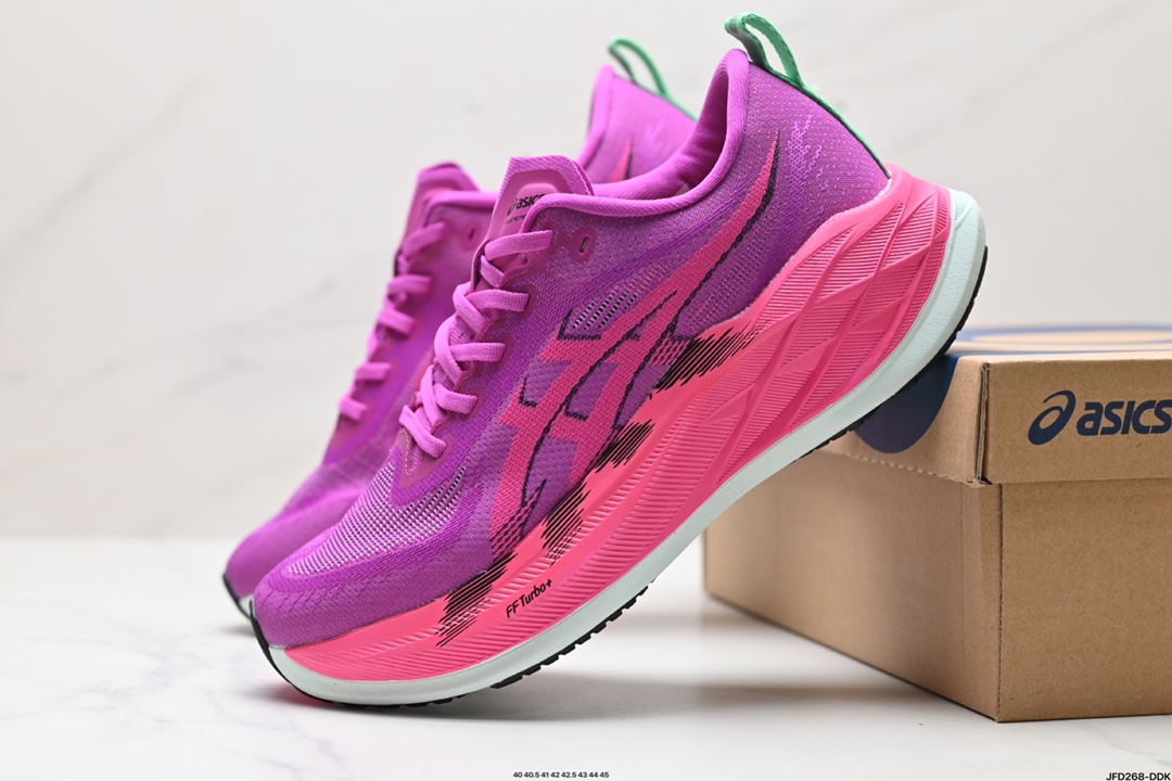 Asics SUPERBLAST 2 PARIS 舒适柔软 网布防滑耐磨 低帮 训练跑步鞋 1013A150-850