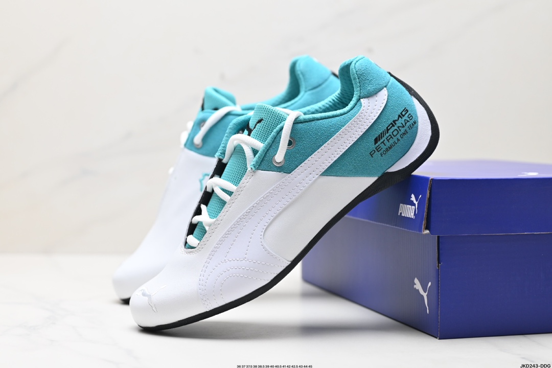 SPARCO × PUMA Future 皮革牛皮织物 圆头系带 耐磨低帮 生活休闲鞋 307891-01