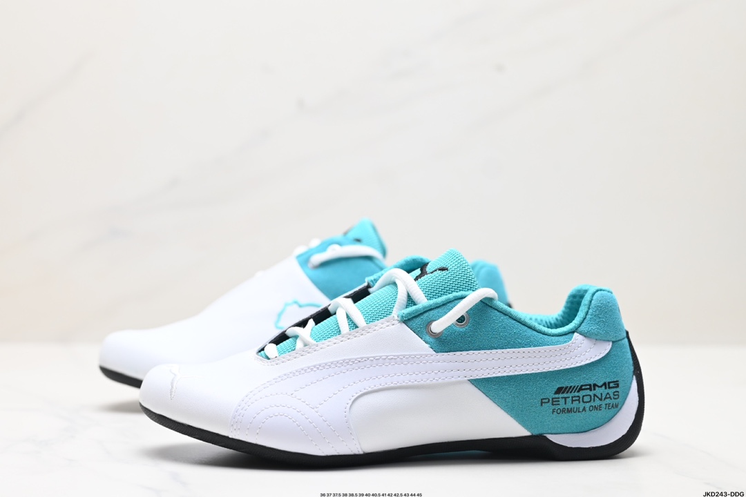 SPARCO × PUMA Future 皮革牛皮织物 圆头系带 耐磨低帮 生活休闲鞋 307891-01