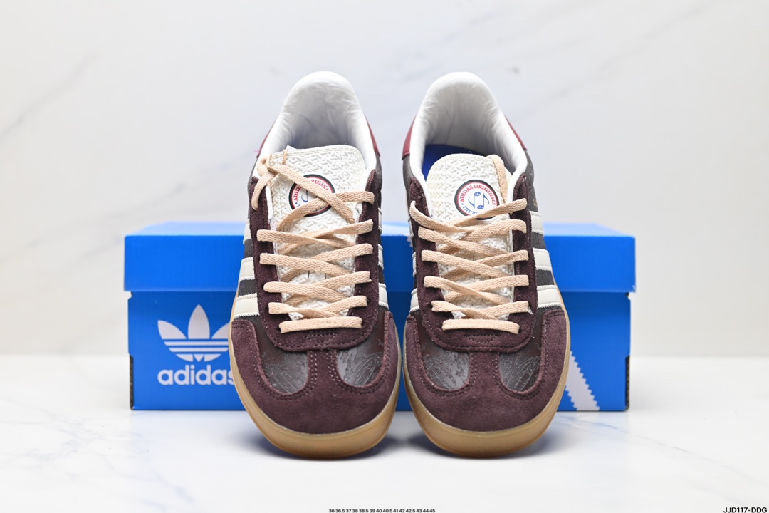 adidas Originals Gazelle INdoor 三叶草休闲防滑耐磨低帮板鞋 JP5691