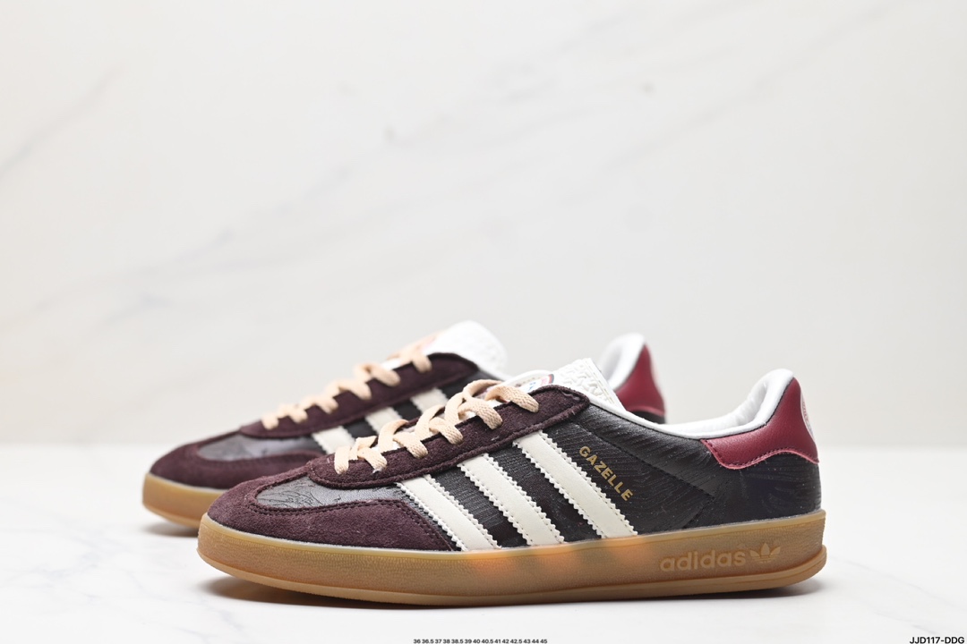 adidas Originals Gazelle INdoor 三叶草休闲防滑耐磨低帮板鞋 JP5691