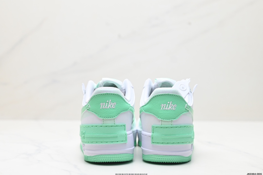 耐克NIKE WMNS Air Force 1 Shadow全新少女系解构主义设计 FZ3773-100