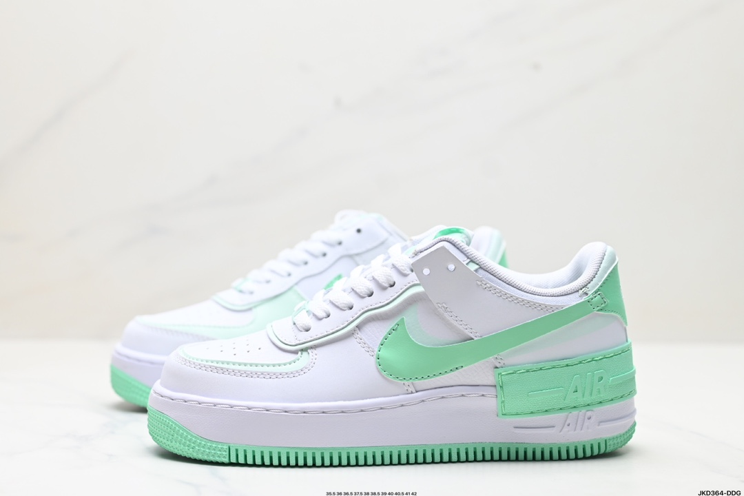 耐克NIKE WMNS Air Force 1 Shadow全新少女系解构主义设计 FZ3773-100