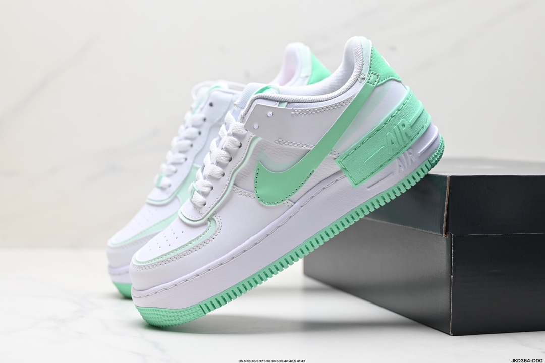 耐克NIKE WMNS Air Force 1 Shadow全新少女系解构主义设计 FZ3773-100