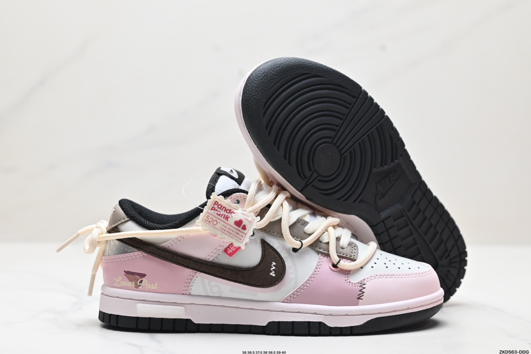 NK Dunk Low Retro “DIY高端定制” 低帮休闲运动板鞋 CW1590-100