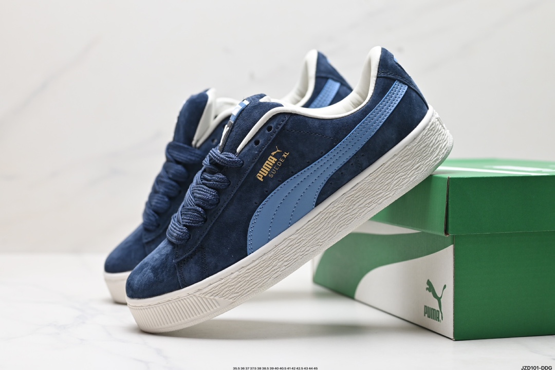 Puma Suede XL复古单品 彪马 防滑耐磨低帮德训板鞋 395205-17