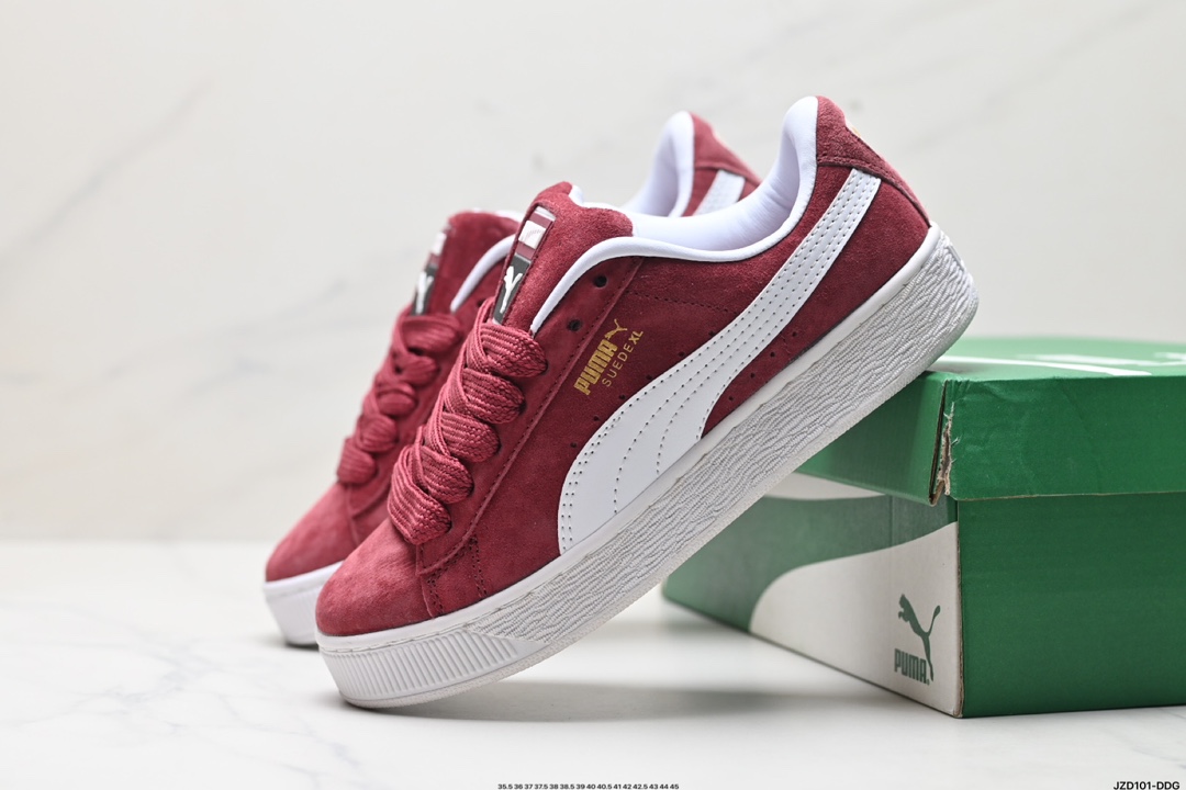 Puma Suede XL复古单品 彪马 防滑耐磨低帮德训板鞋 395205-17