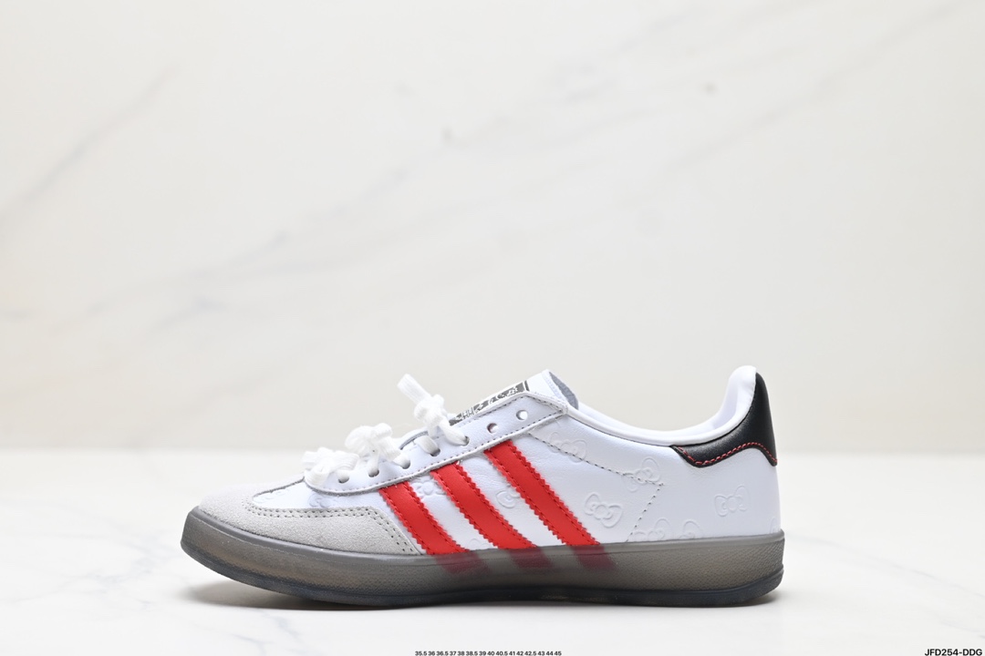 adidas Originals Gazelle INdoor 三叶草休闲防滑耐磨低帮板鞋 II0013