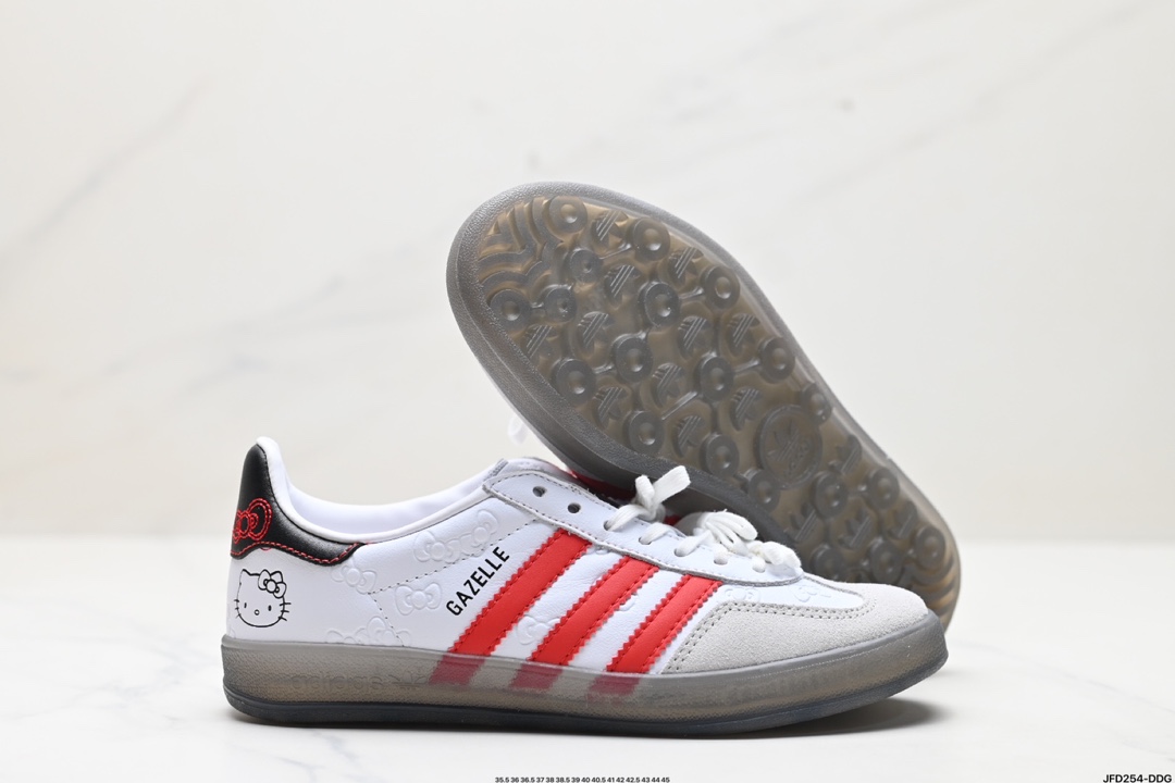 adidas Originals Gazelle INdoor 三叶草休闲防滑耐磨低帮板鞋 II0013