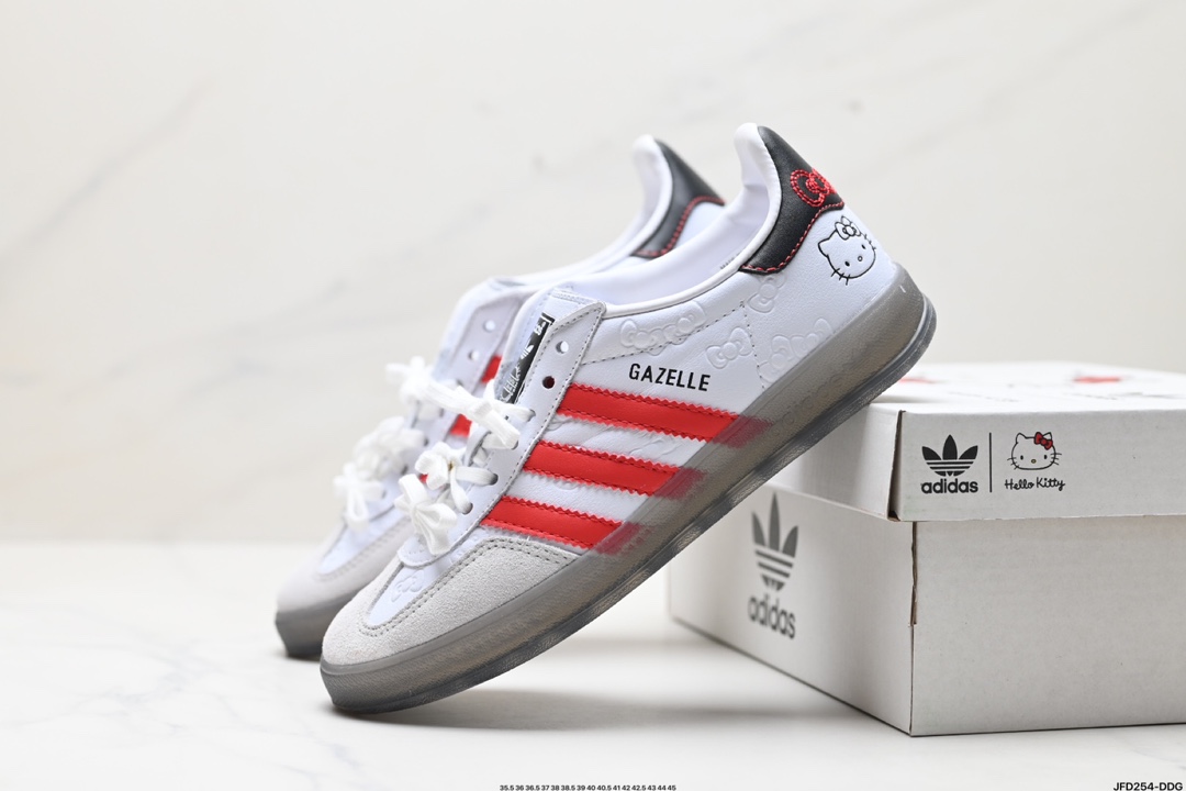 adidas Originals Gazelle INdoor 三叶草休闲防滑耐磨低帮板鞋 II0013