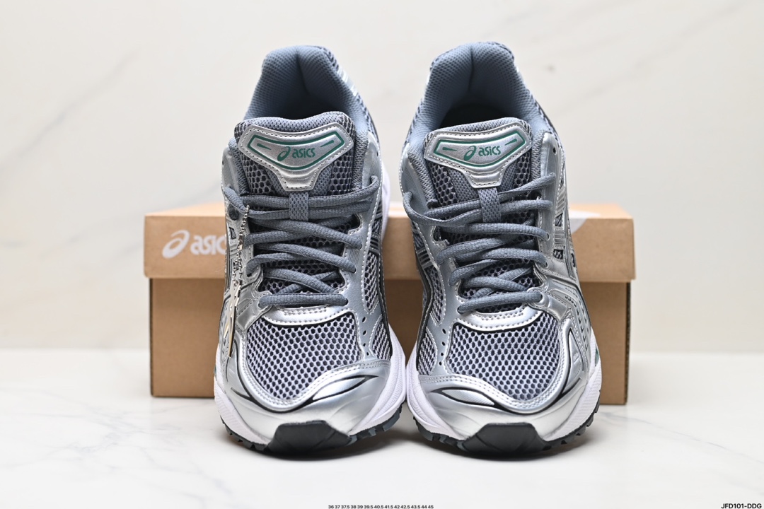 Asics Gel-Kayano 14 版本 银灰绿 亚瑟士运动休闲透气专业跑鞋 1203A537-020