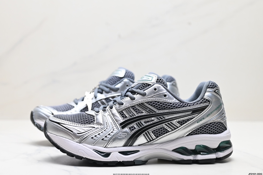 Asics Gel-Kayano 14 版本 银灰绿 亚瑟士运动休闲透气专业跑鞋 1203A537-020