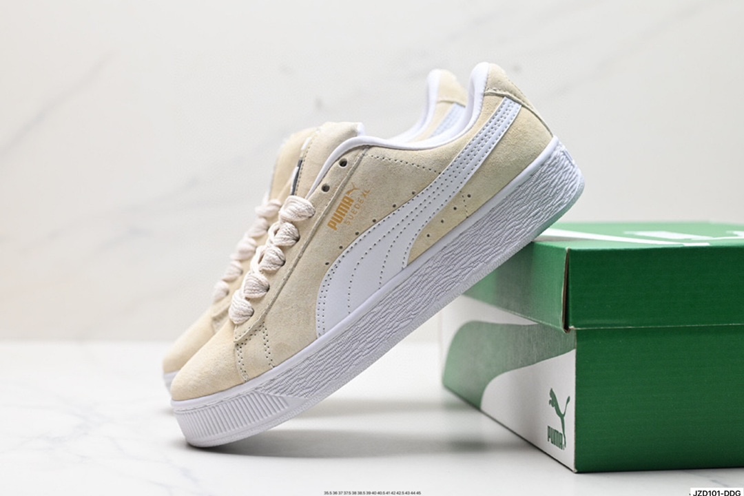 Puma Suede XL复古单品 彪马 防滑耐磨低帮德训板鞋 395777-01