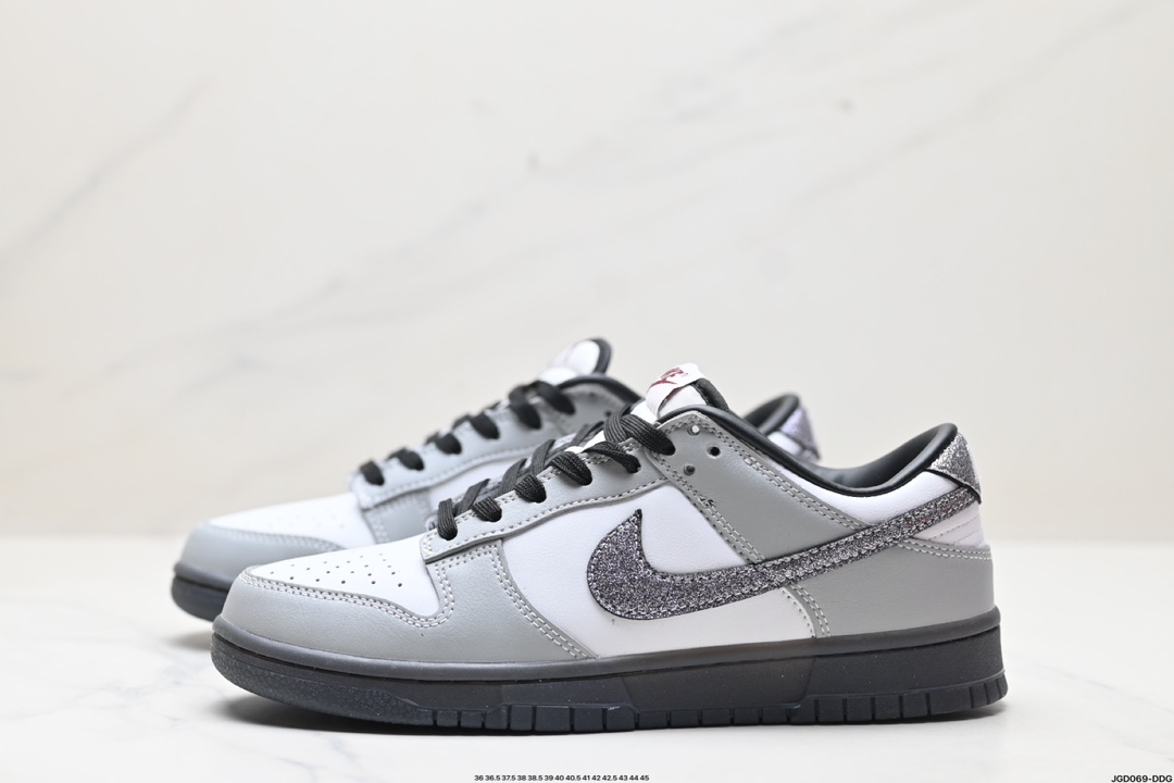 耐克NIKE DUNK LOW 扣篮系列 解构抽绳复古低帮休闲运动滑板板鞋 HQ3462-191