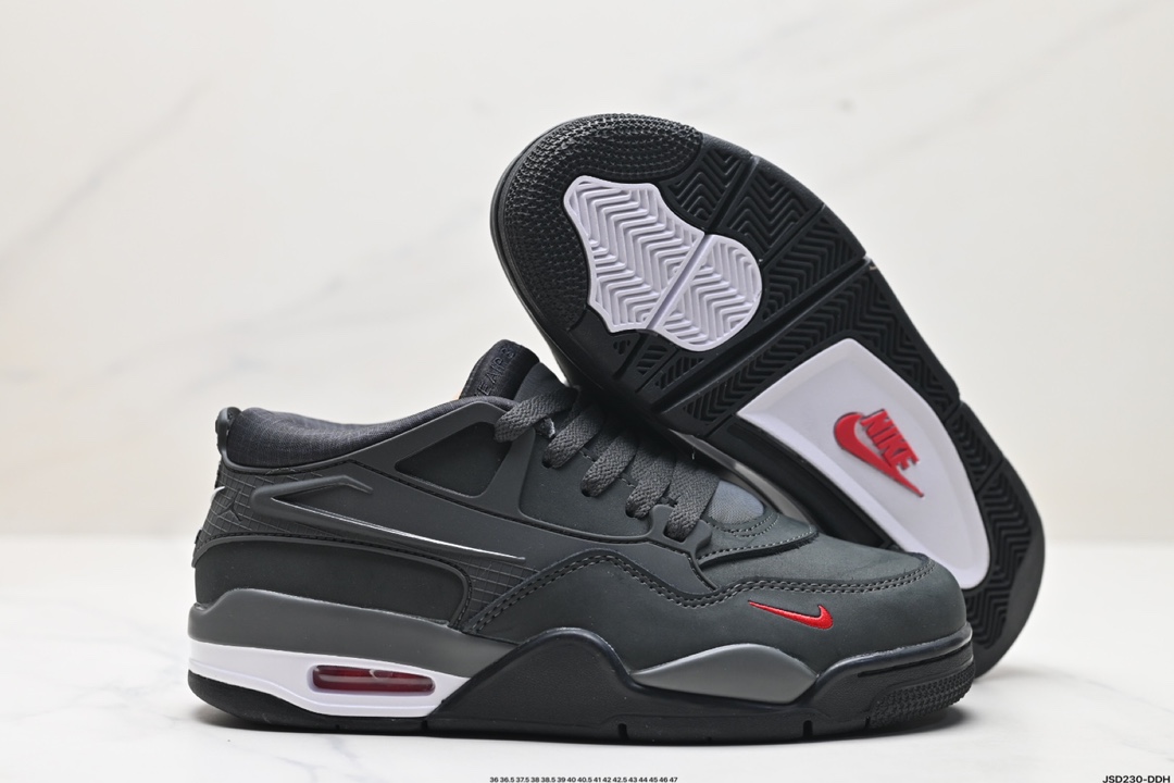 Nike Air Jordan 4 RM 防滑 低帮 复古篮球鞋 HF4334-004