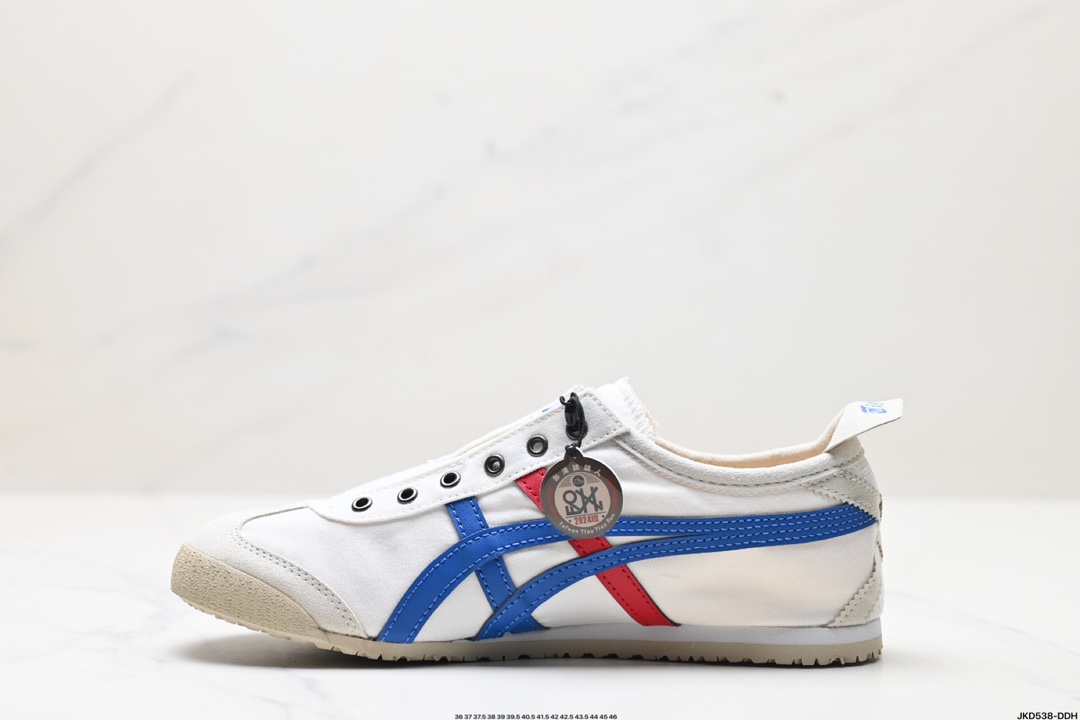 Onitsuka Tiger鬼冢虎 Mexico 66 Slip-on 一脚蹬低帮夏季透气运动休闲鞋 1183A360-121