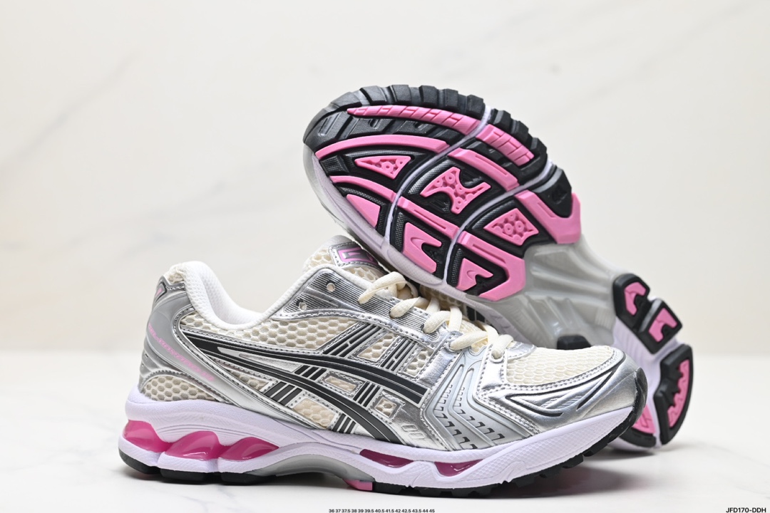 Asics Gel-Kayano 14 版本 银灰绿 亚瑟士运动休闲透气专业跑鞋 1201A019-006