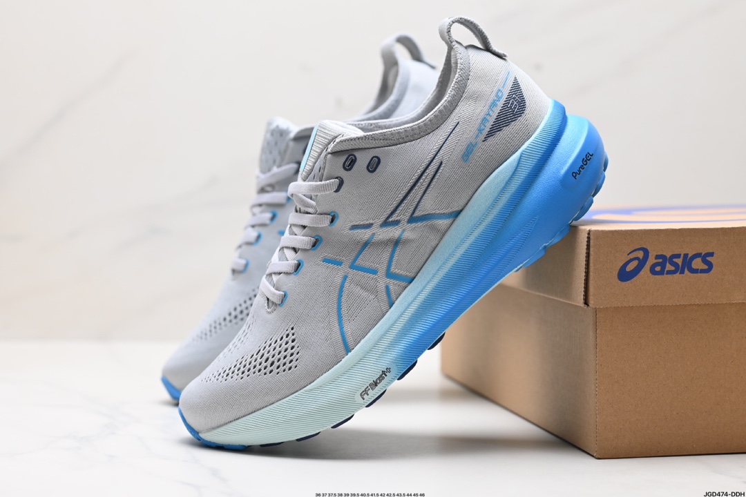 瑟亚士Asics Gel-Kayano 31 PLATINUM 亚卡诺31低代帮专业有氧轻超量休闲动运全能慢鞋跑 1011B995-021