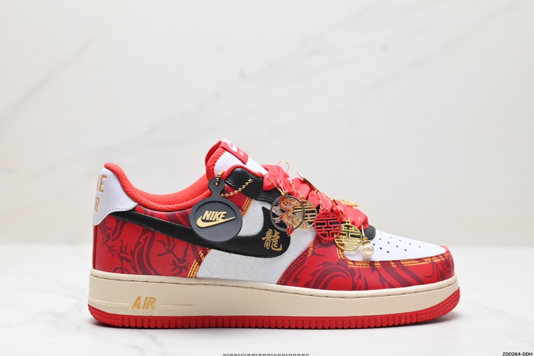 Air Jordan Force 1 Skateboard Shoes Air Jordan AAA Quality Replica
 Black Red White Low Tops FN74391