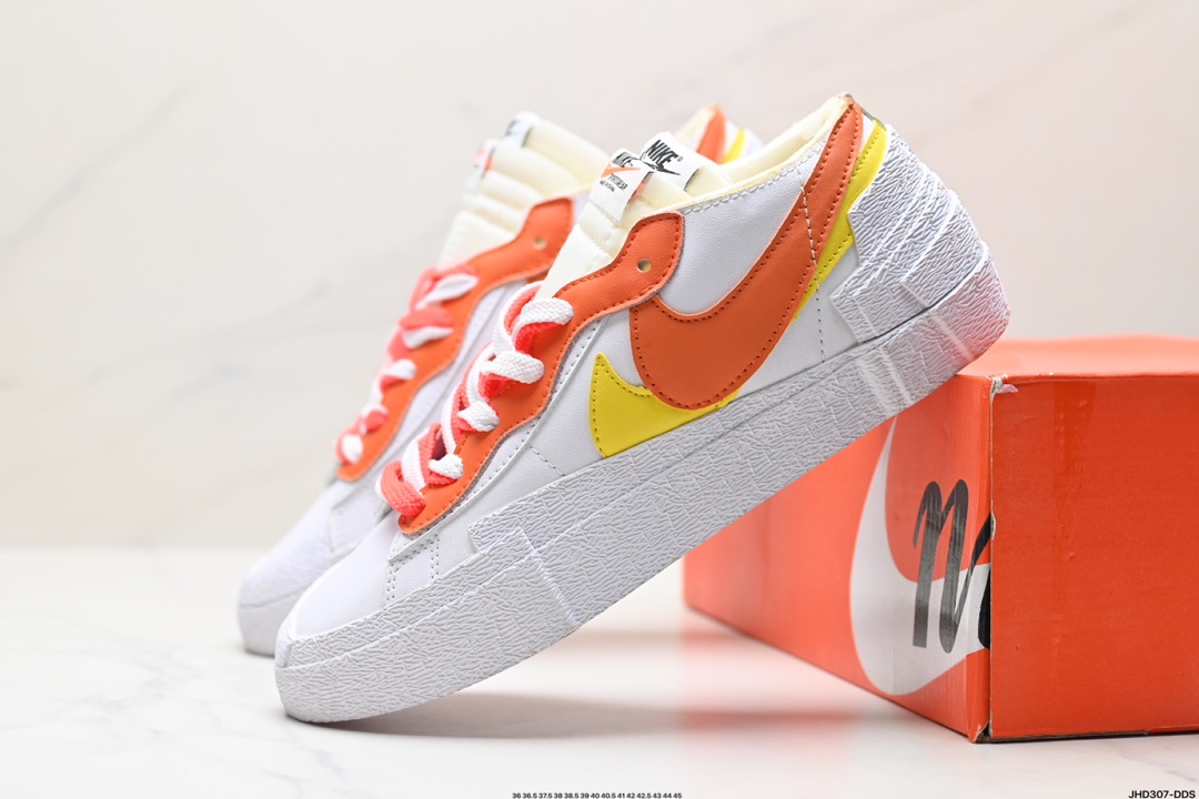 Sacai x Nike Blazer Mid 经典百搭中帮开拓者休闲运动板鞋 BV0072-100