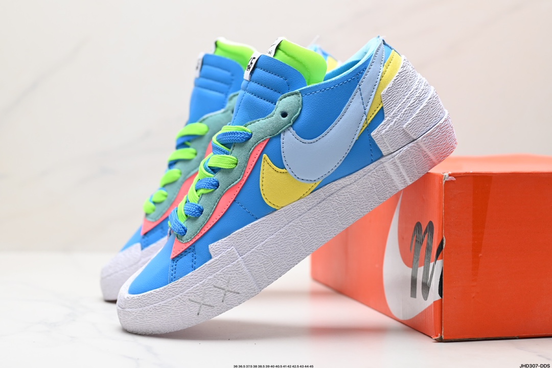 Sacai x Nike Blazer Mid 经典百搭中帮开拓者休闲运动板鞋 BV0072-100