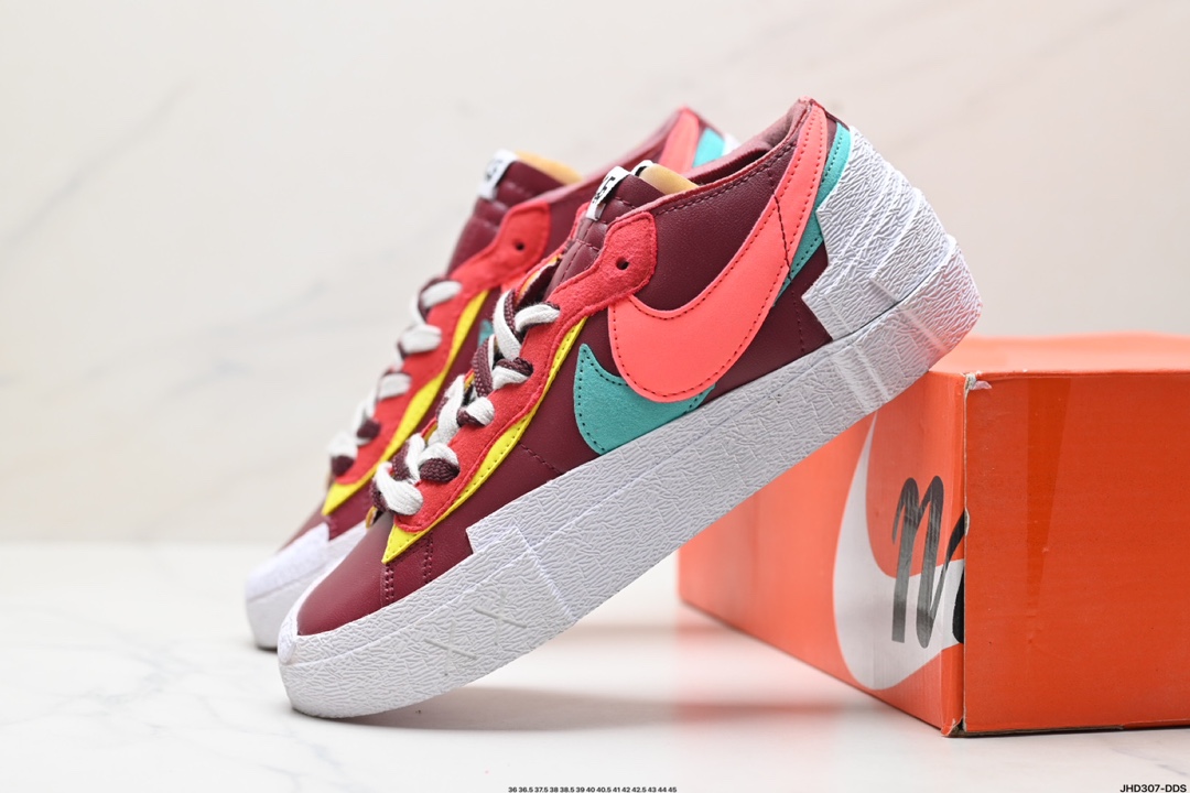 Sacai x Nike Blazer Mid 经典百搭中帮开拓者休闲运动板鞋 BV0072-100