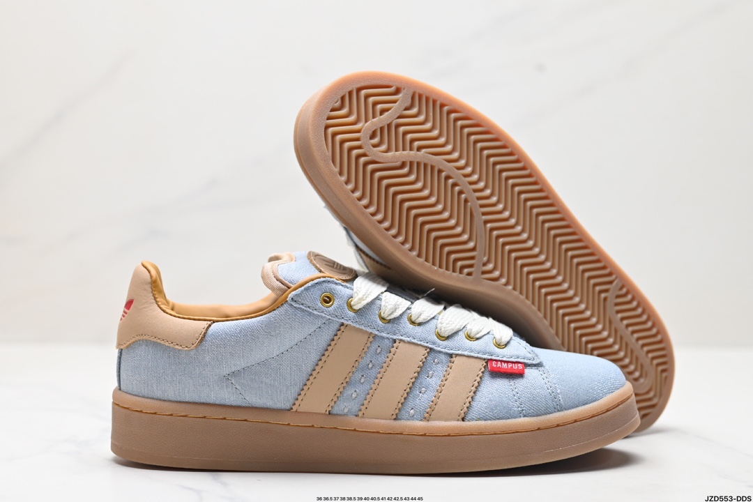 Adidas Originals Campus 00s 学院系列 面包风经典复古低帮百搭休闲运动板鞋 IH3283