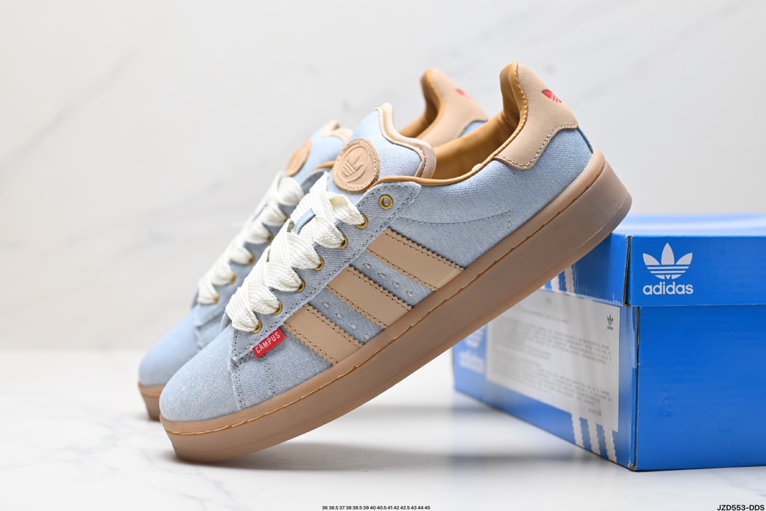 Adidas Originals Campus 00s 学院系列 面包风经典复古低帮百搭休闲运动板鞋 IH3283