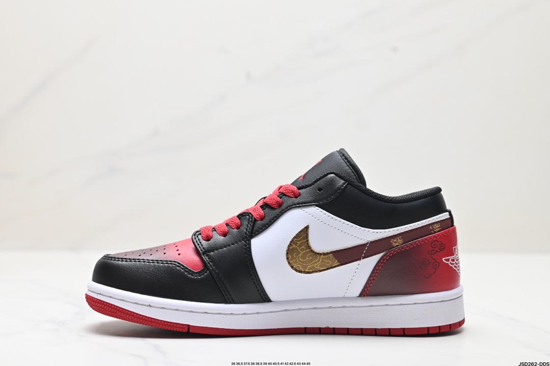 Nike Air Jordan 1 Low 天命人 黑神话悟空低帮复古篮球鞋男款 553558-161