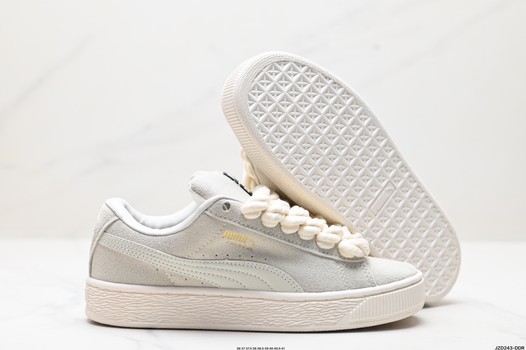 Puma Suede XL Rope复古单品 彪马 防滑耐磨低帮德训板鞋 398708-01