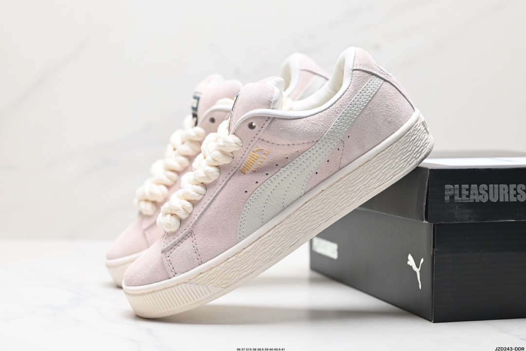 Puma Suede XL Rope复古单品 彪马 防滑耐磨低帮德训板鞋 398708-01