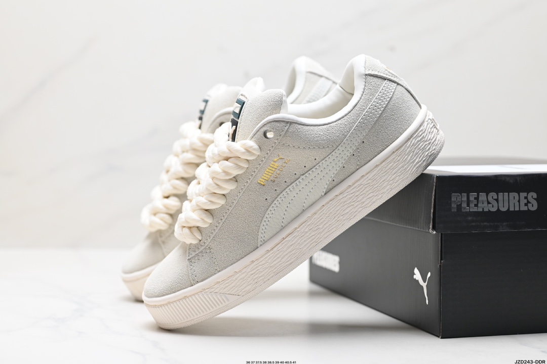 Puma Suede XL Rope复古单品 彪马 防滑耐磨低帮德训板鞋 398708-01