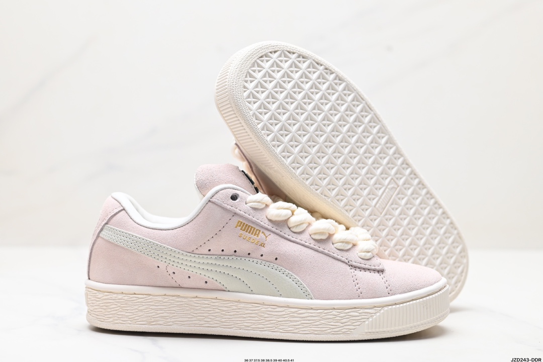 Puma Suede XL Rope复古单品 彪马 防滑耐磨低帮德训板鞋 398708-01