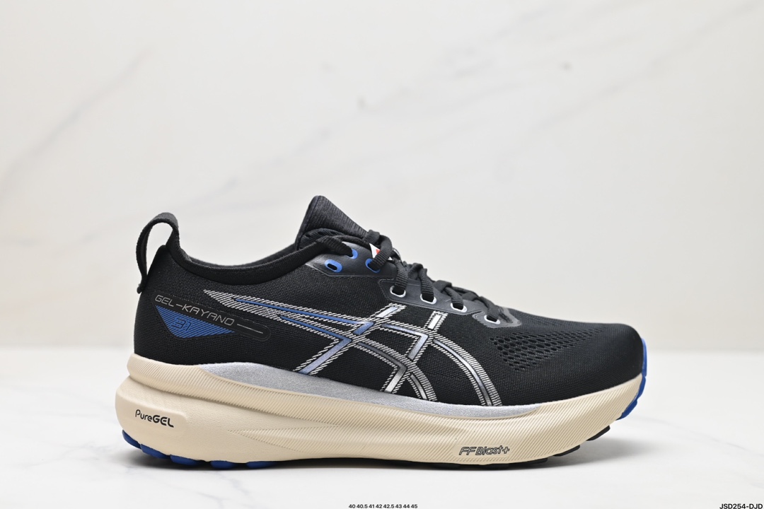 瑟亚士Asics Gel-Kayano 31 亚卡诺31低代帮专业有氧轻超量休闲动运全能慢鞋跑 10118995-001