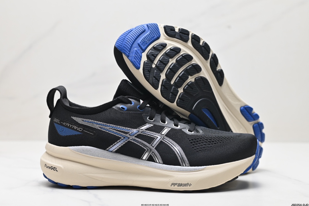 瑟亚士Asics Gel-Kayano 31 亚卡诺31低代帮专业有氧轻超量休闲动运全能慢鞋跑 10118995-001