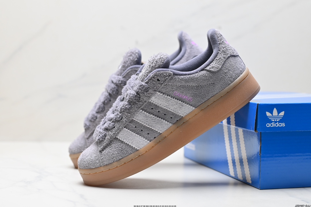 Adidas Originals Campus 00s 学院系列 面包风经典复古低帮百搭休闲运动板鞋 IG2118