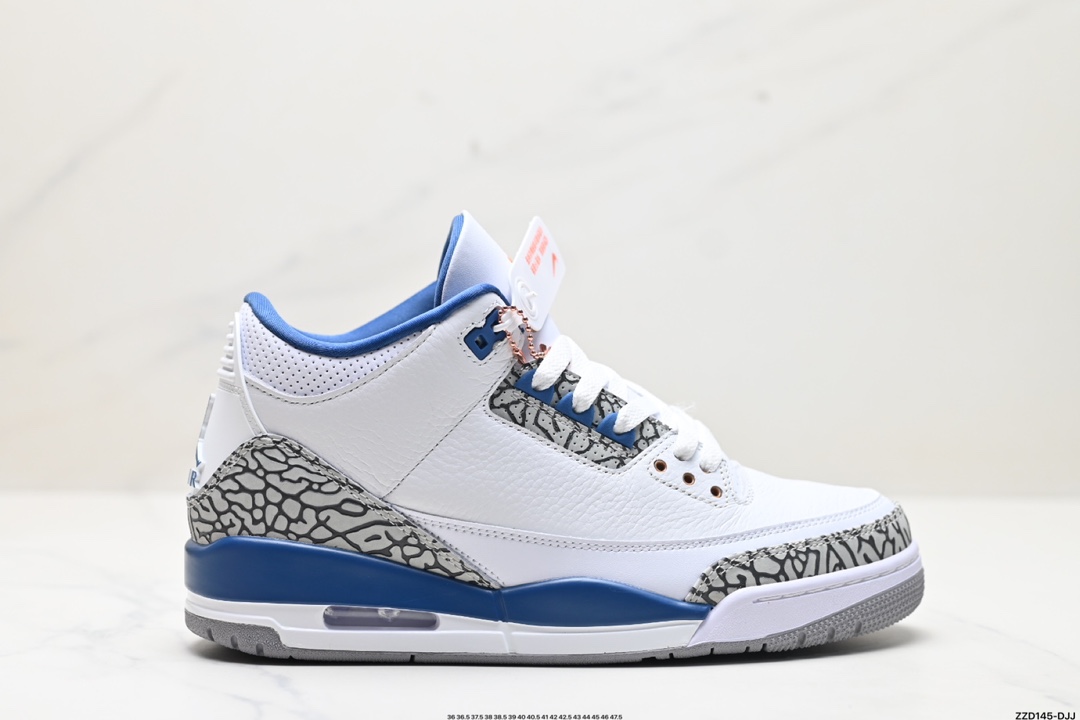 Nike Air Jordan 3 Retro皮革 潮流 防滑耐磨包裏性复古篮球鞋 CT8532-148