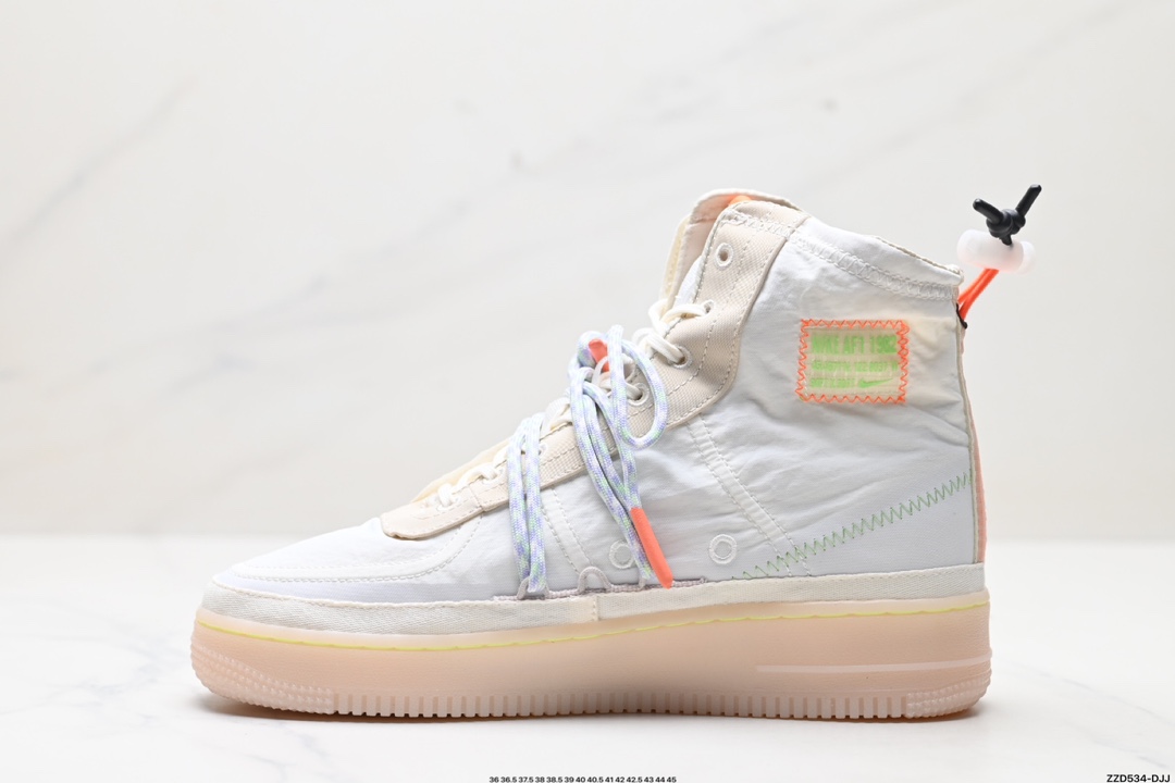 耐克NIKE Air Force 1 Hi Shell 空军一号防水机能高帮板鞋 bQ6096-002