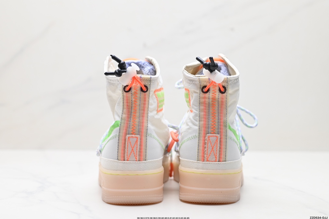 耐克NIKE Air Force 1 Hi Shell 空军一号防水机能高帮板鞋 bQ6096-002