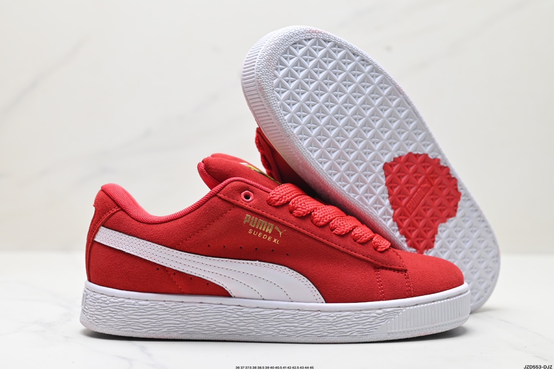 Puma Ferrari Suede XL复古单品 彪马 防滑耐磨低帮德训板鞋 380220-02