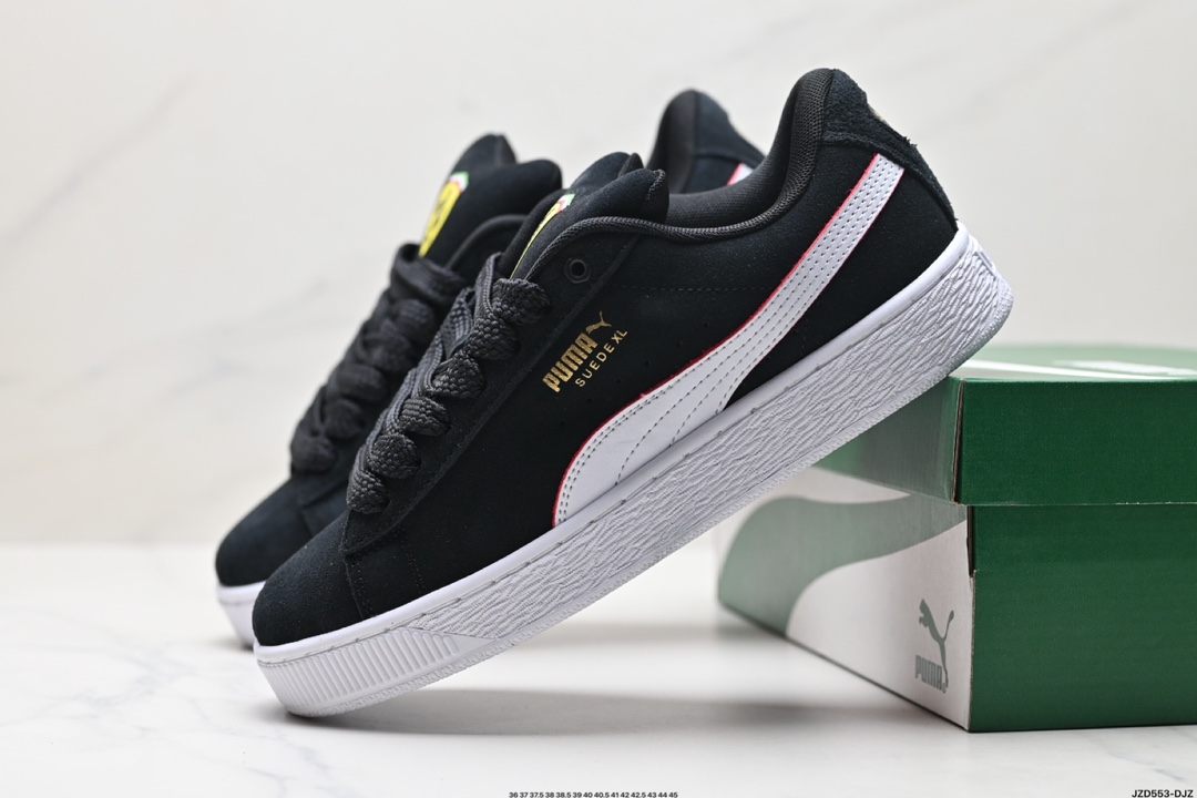 Puma Ferrari Suede XL复古单品 彪马 防滑耐磨低帮德训板鞋 380220-02