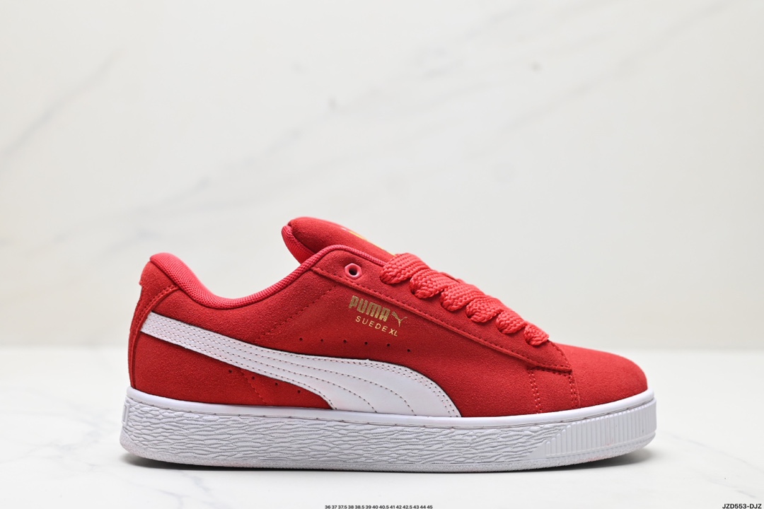 Puma Ferrari Suede XL复古单品 彪马 防滑耐磨低帮德训板鞋 380220-02