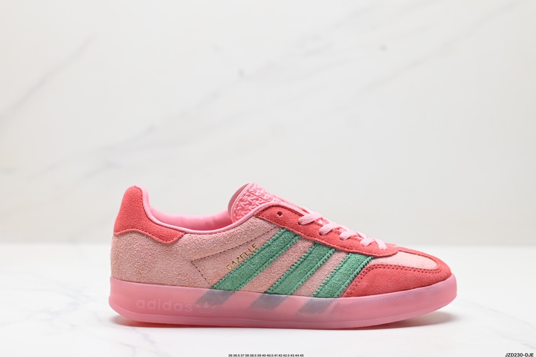 adidas Originals Gazelle INdoor 三叶草休闲防滑耐磨低帮板鞋 IG6782